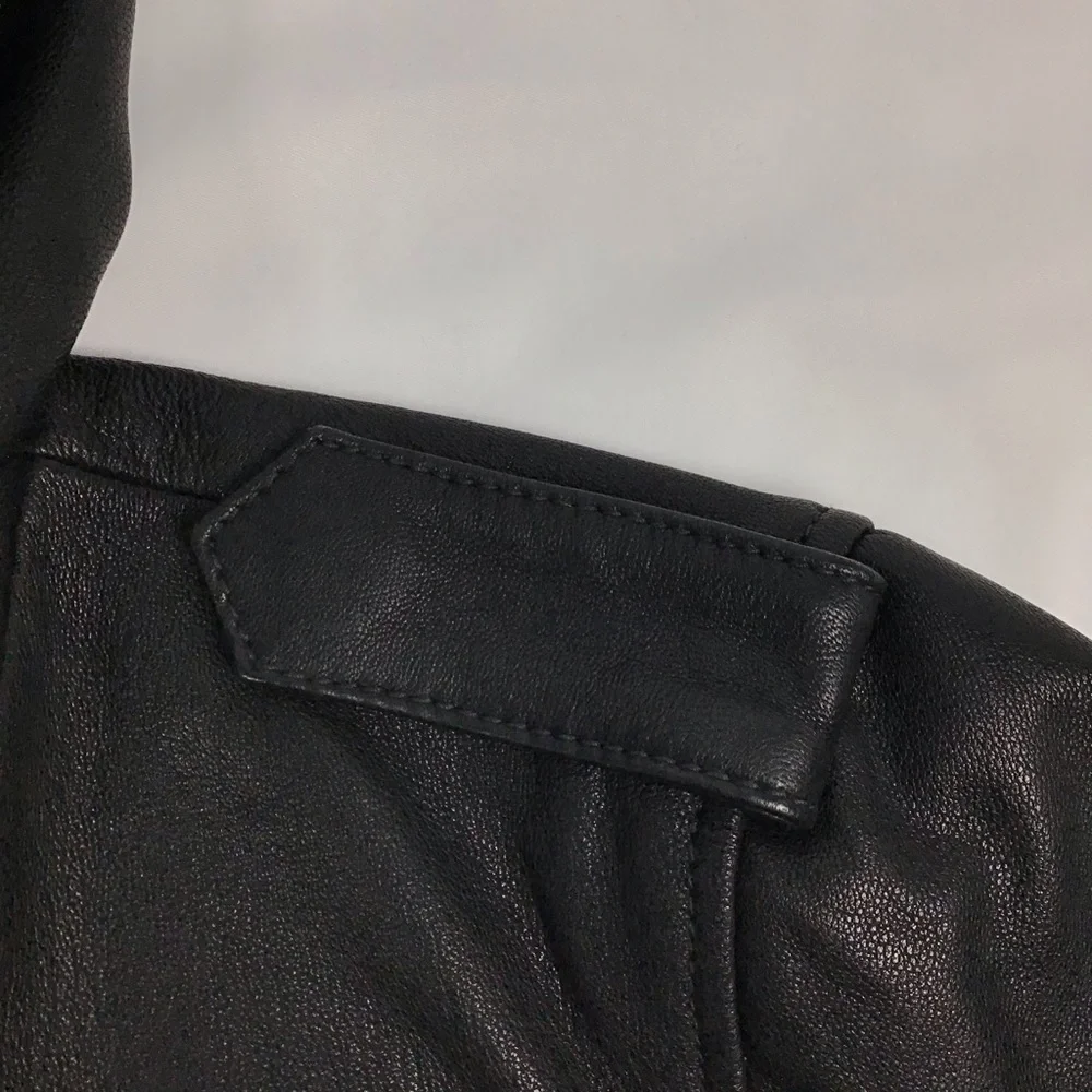 Hooded buttery leather zip up jacket - Picture 7 of 10